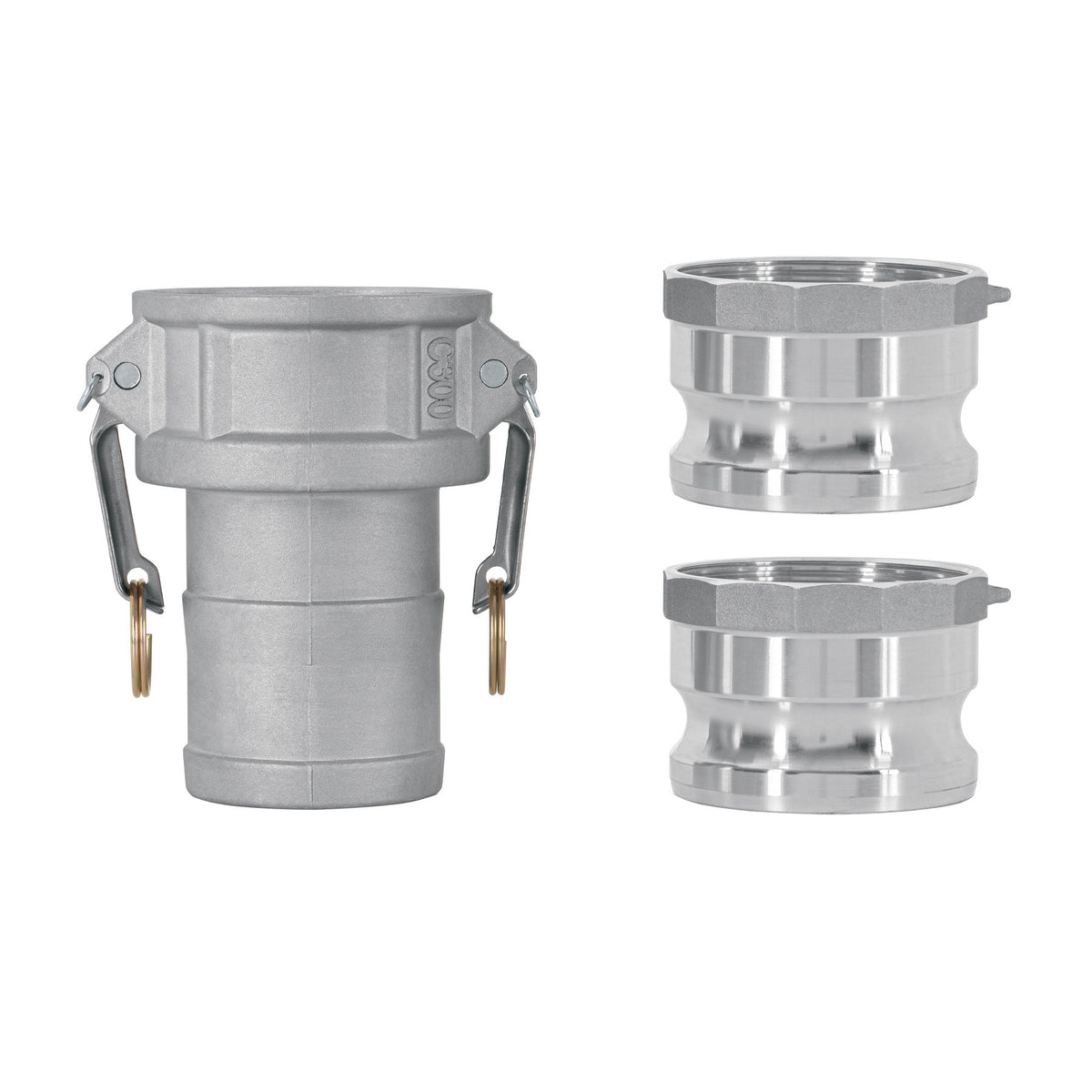 Juego de conexiones rapidas para manguera para motobomba 3"