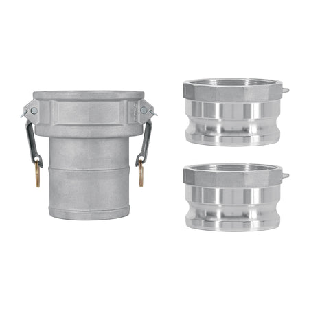 Juego de conexiones rapidas para manguera para motobomba 4"