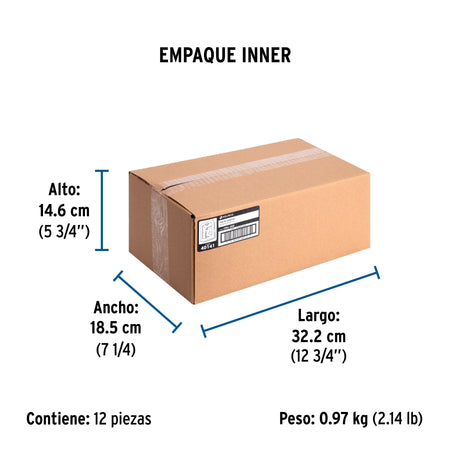 Caja de contactos para canaleta 3" x 5" blanca Volteck