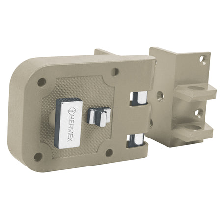 Cerradura sobreponer puerta corrediza mariposa derecha