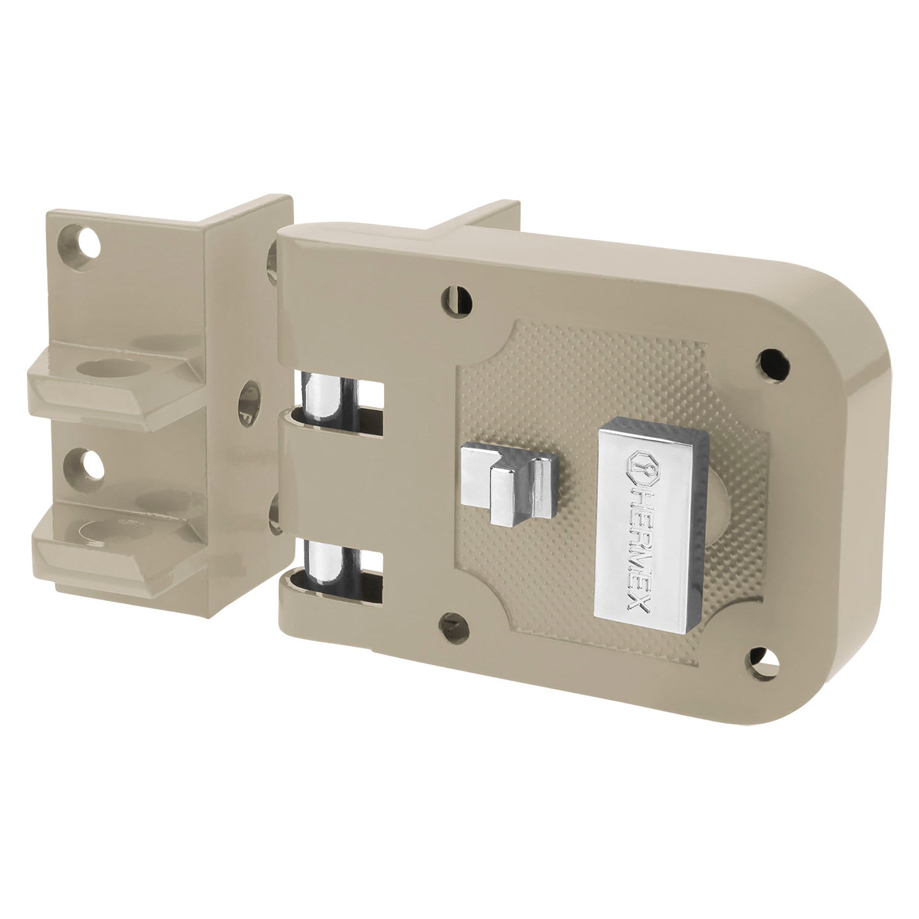 Cerradura sobreponer puerta corrediza mariposa izquierda