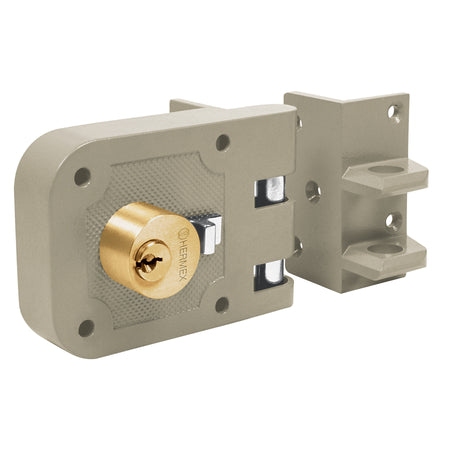 Cerradura sobreponer puerta corrediza clasica derecha