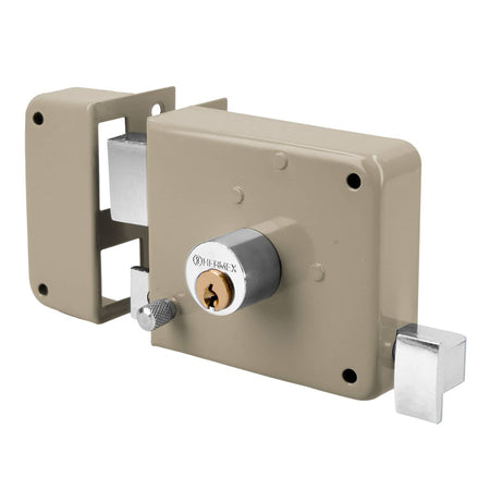 Cerradura sobreponer izq clasica llave tradicional caja