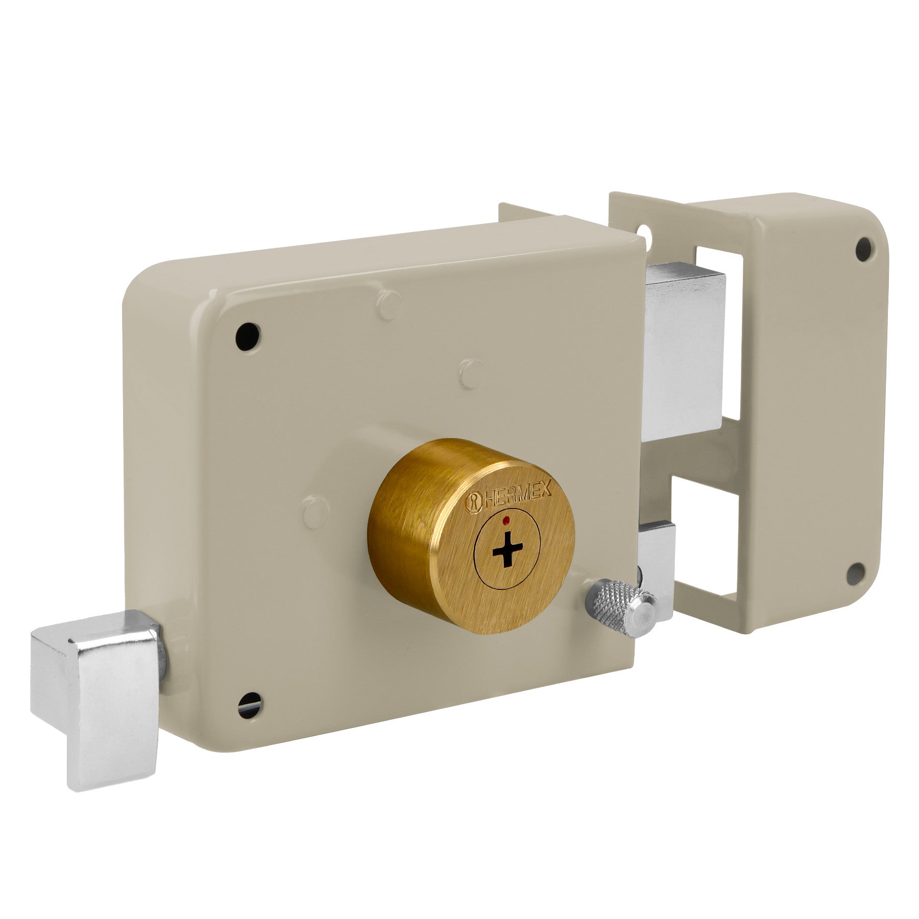 Cerradura sobreponer der instala-facil llave tetra caja