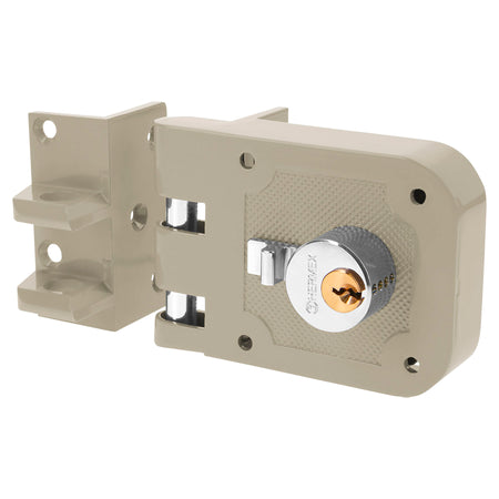 Cerradura sobreponer puerta corrediza instala-facil izq.