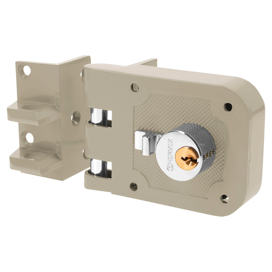 Cerradura sobreponer puerta corrediza instala-facil izq.