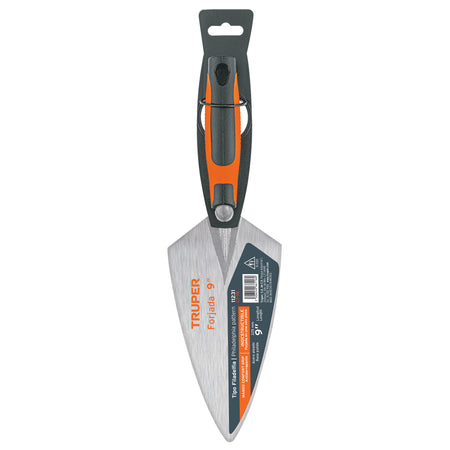 Cuchara para albañil 9' forjada tipo Filadelfia, mgo Comfort