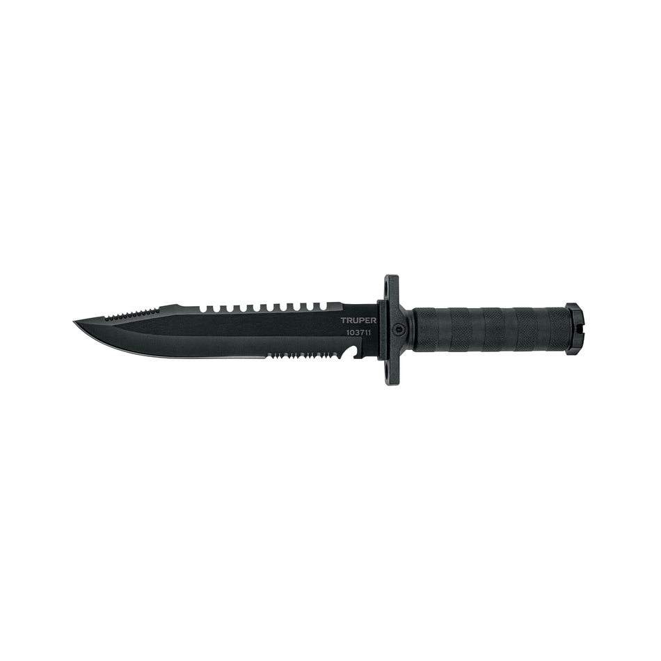 Cuchillo tactico de monte 8" TRUPER