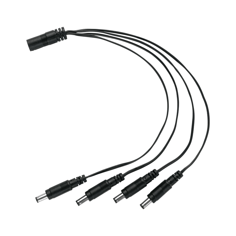 Cable Divisor de Energía tipo Pulpo 1 a 4 para CCTV, Volteck
