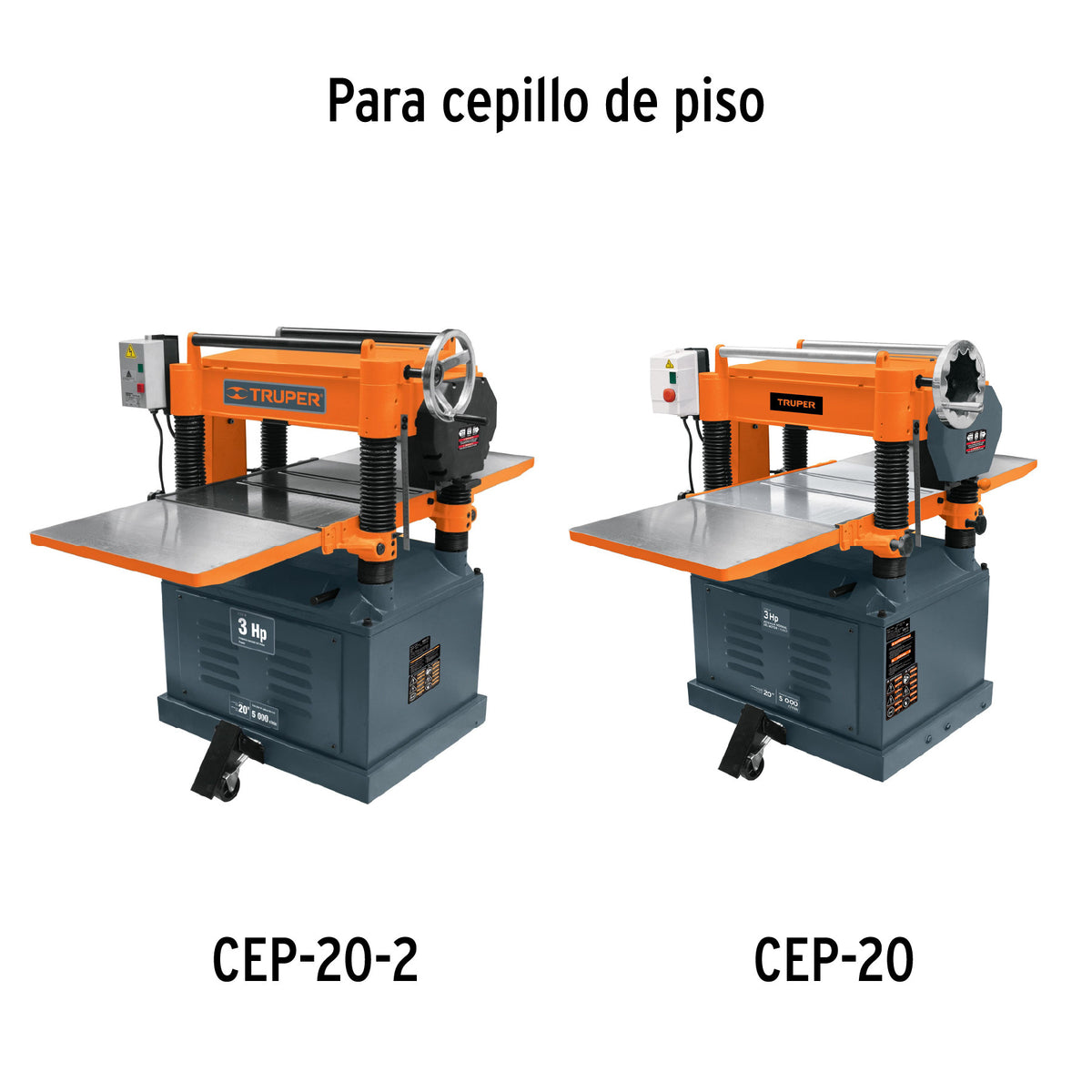 Caja con 4 cuchillas HSS para cepillo de piso CEP-20 Truper