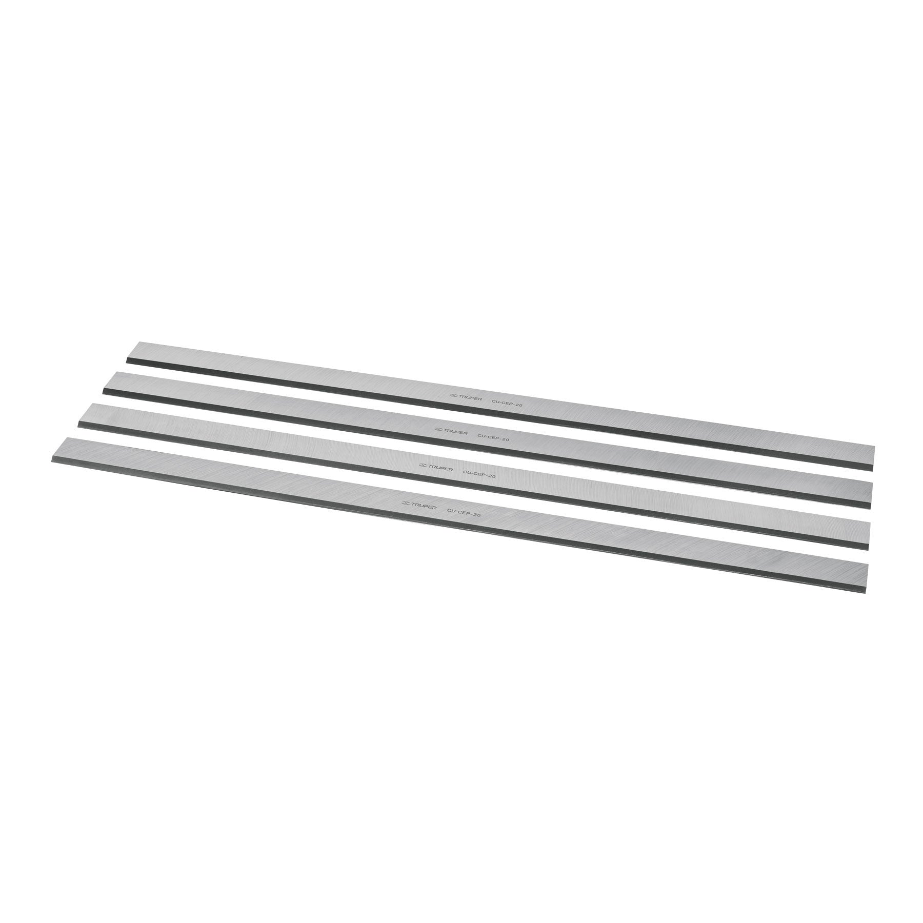 Caja con 4 cuchillas HSS para cepillo de piso CEP-20 Truper