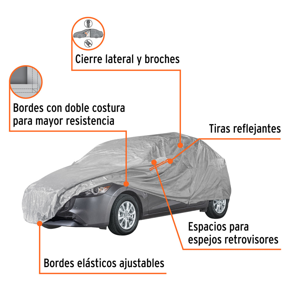 Cubierta para autos chicos 1.8 x 4.6 x 1.2 m TRUPER