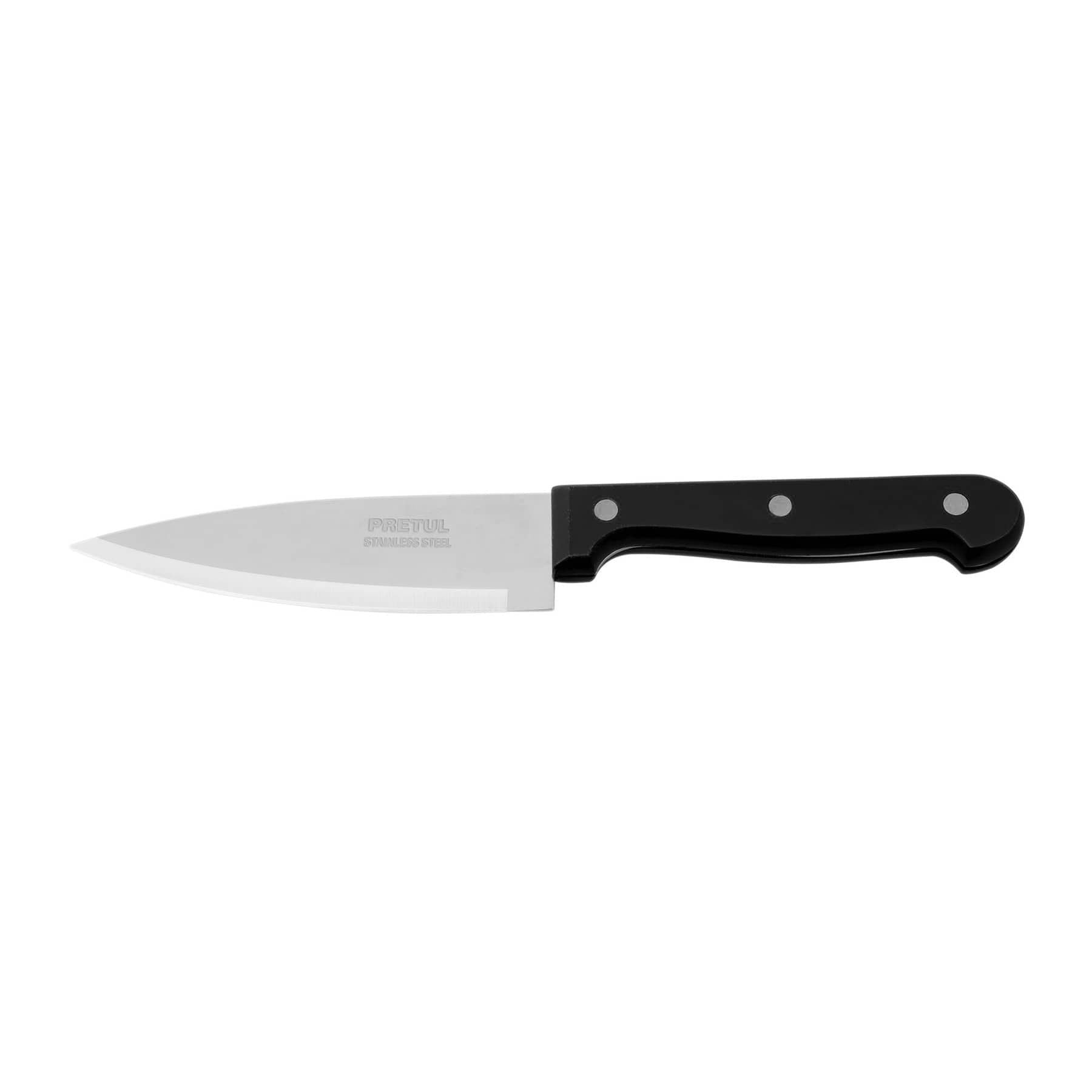 Cuchillo de chef 5' mango de polipropileno, Pretul 5'