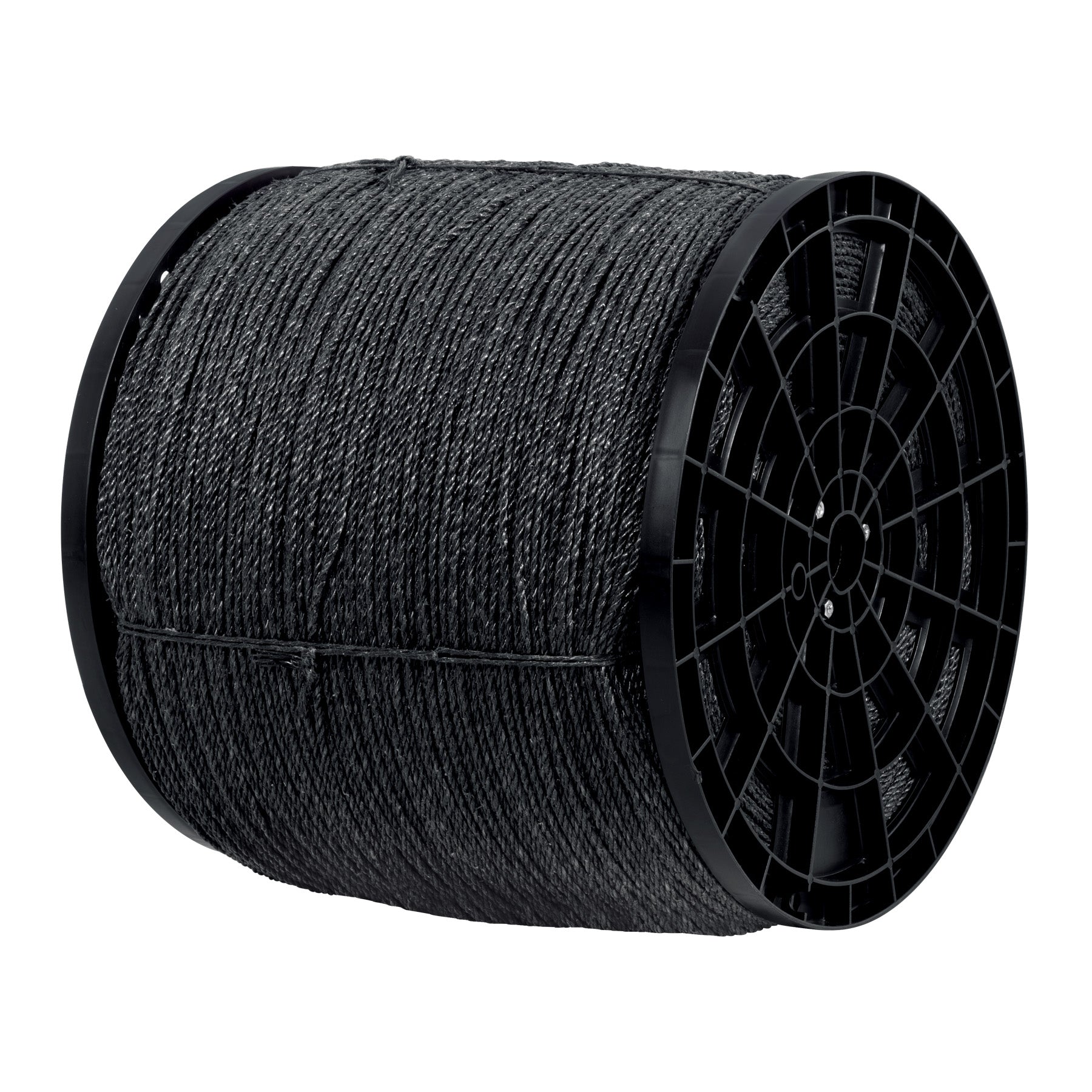 Kilo de cuerda negra de polipropileno 4 mm, carrete 20kg