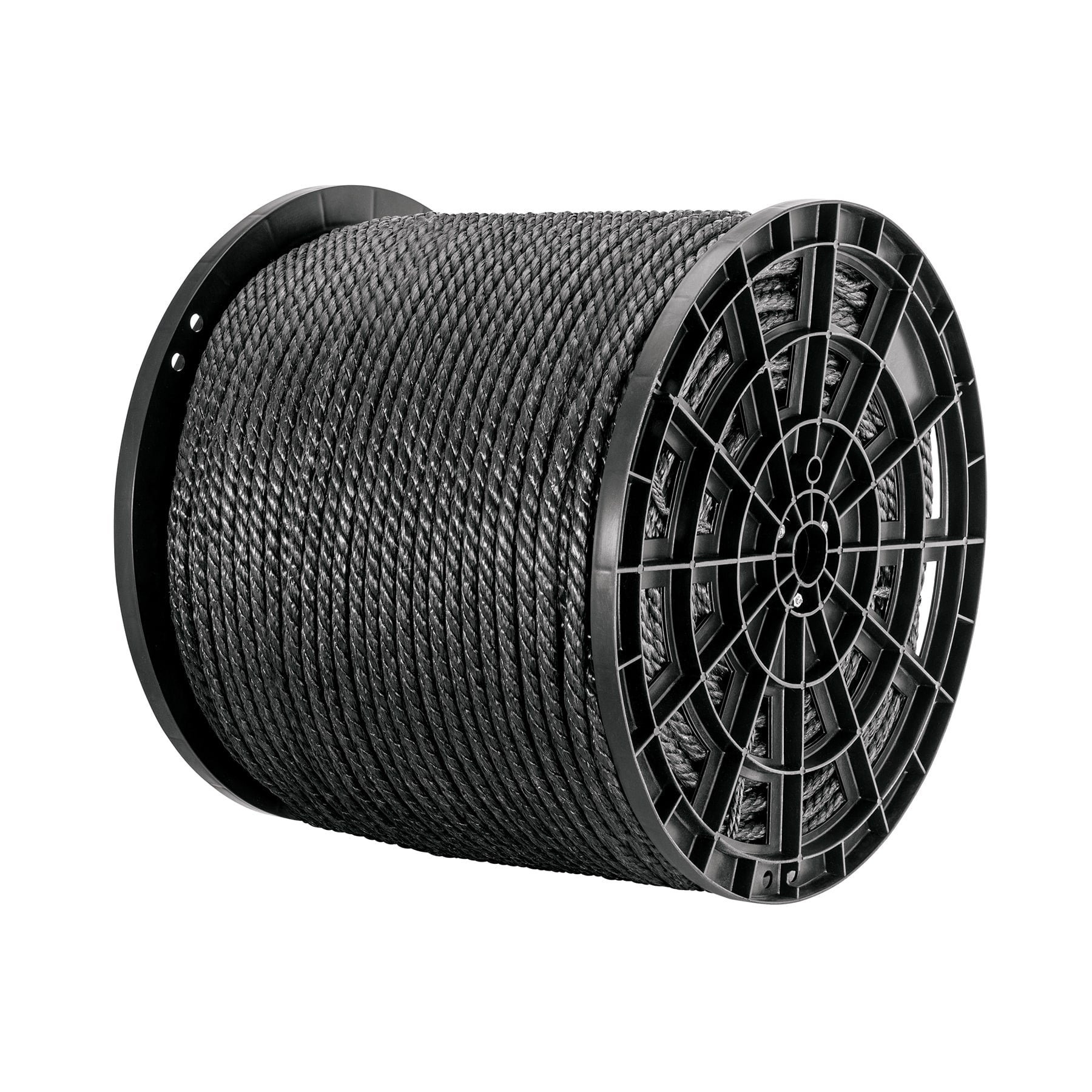 Kilo de cuerda negra de polipropileno 13 mm, carrete 30kg