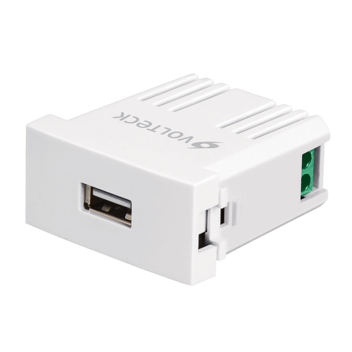 Cargador USB a la pared 2.1A linea Oslo color blanco