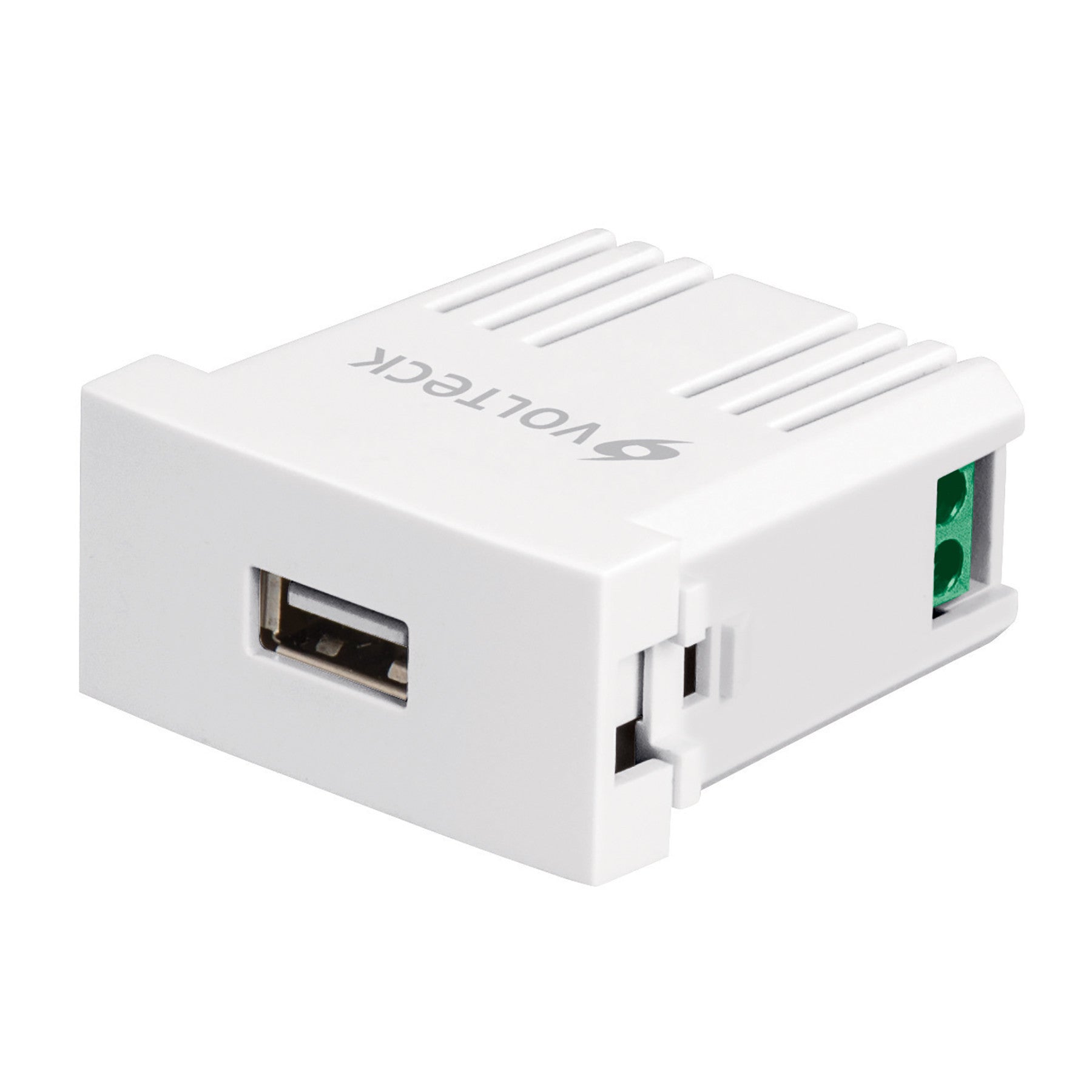 Cargador USB a la pared 2.1A linea Oslo color blanco