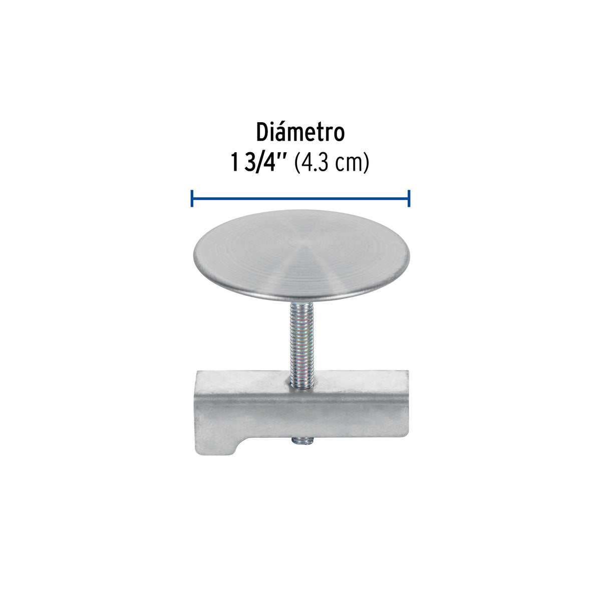 Cubretaladro de acero inoxidable 1-3/4" satin FOSET