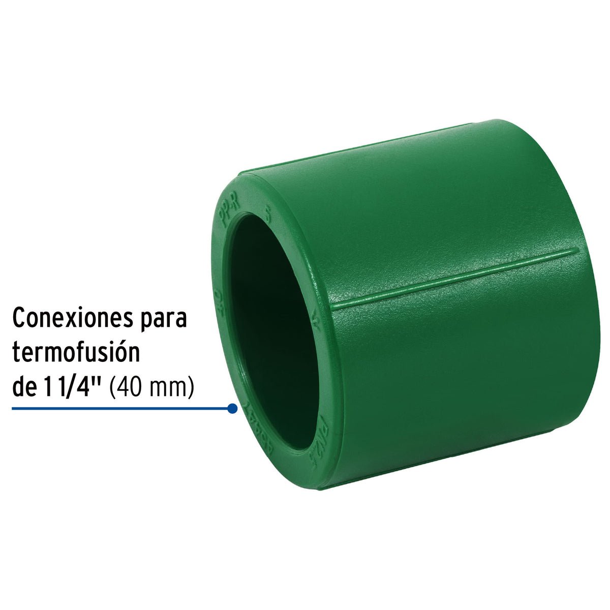 Cople de PPR, 1-1/4' (40mm), FOSET