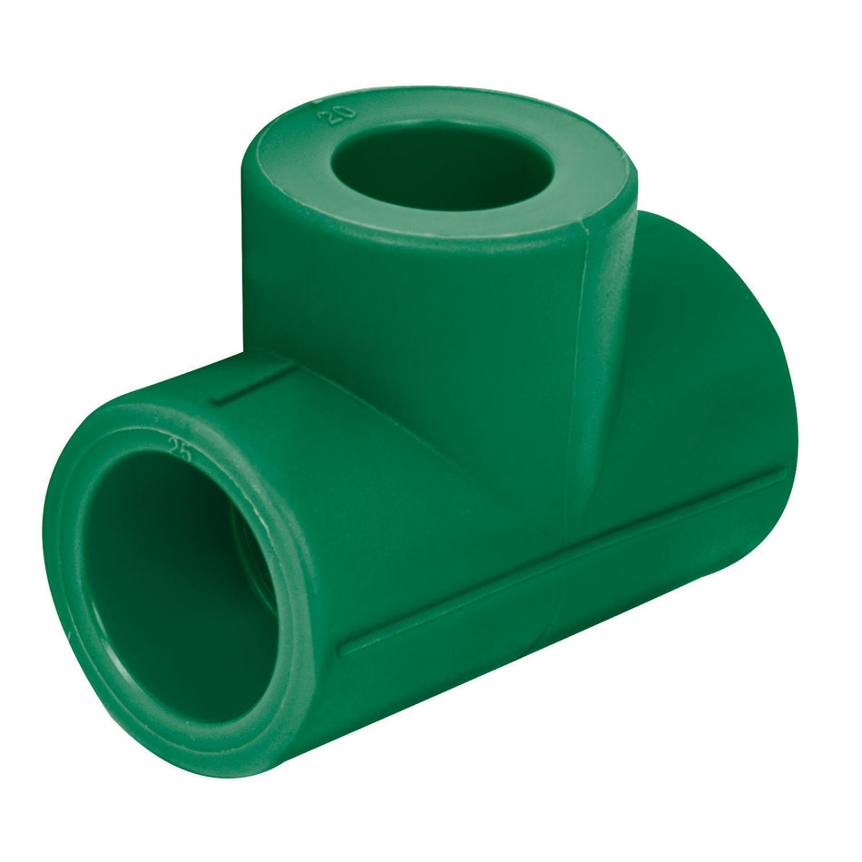 Tee reducida de PPR 3/4' x 1/2' x 1/2', FOSET 3/4', 1/2', 1/2'