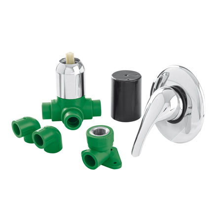 Kit de instalación p/regadera PPR 1/2' con monomando, FOSET