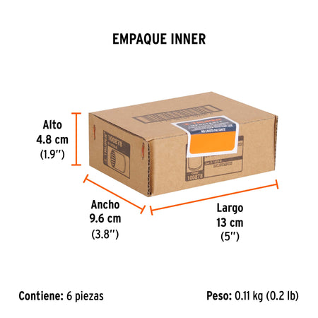 Dado de 5/16', 12 puntas, cuadro 1/4', Truper