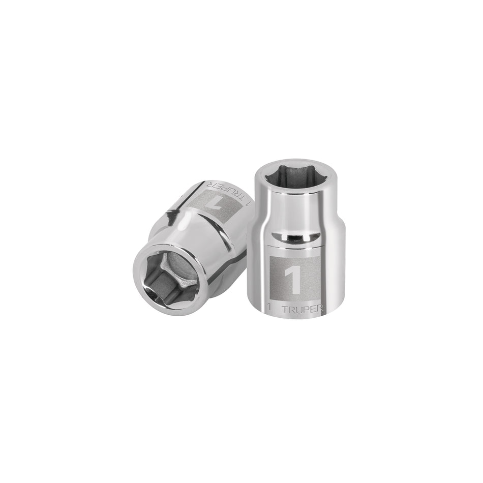 Dado de 1', 6 puntas, cuadro 3/4', Truper