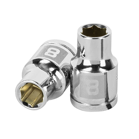 Dado de 8 mm 6 puntas cuadro 3/8" Truper