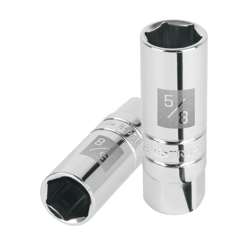 Dado para bujías de 5/8', 6 puntas, cuadro 3/8', Truper 5/8', 3/8'