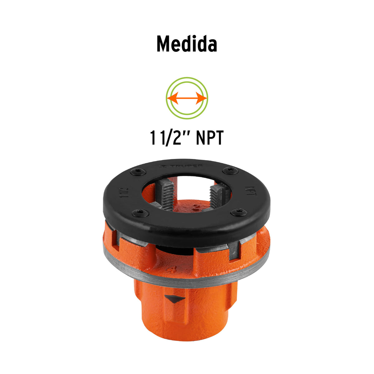 Dado 1-1/2' para tarrajas TA-850 y TA-851, Truper 1/2'