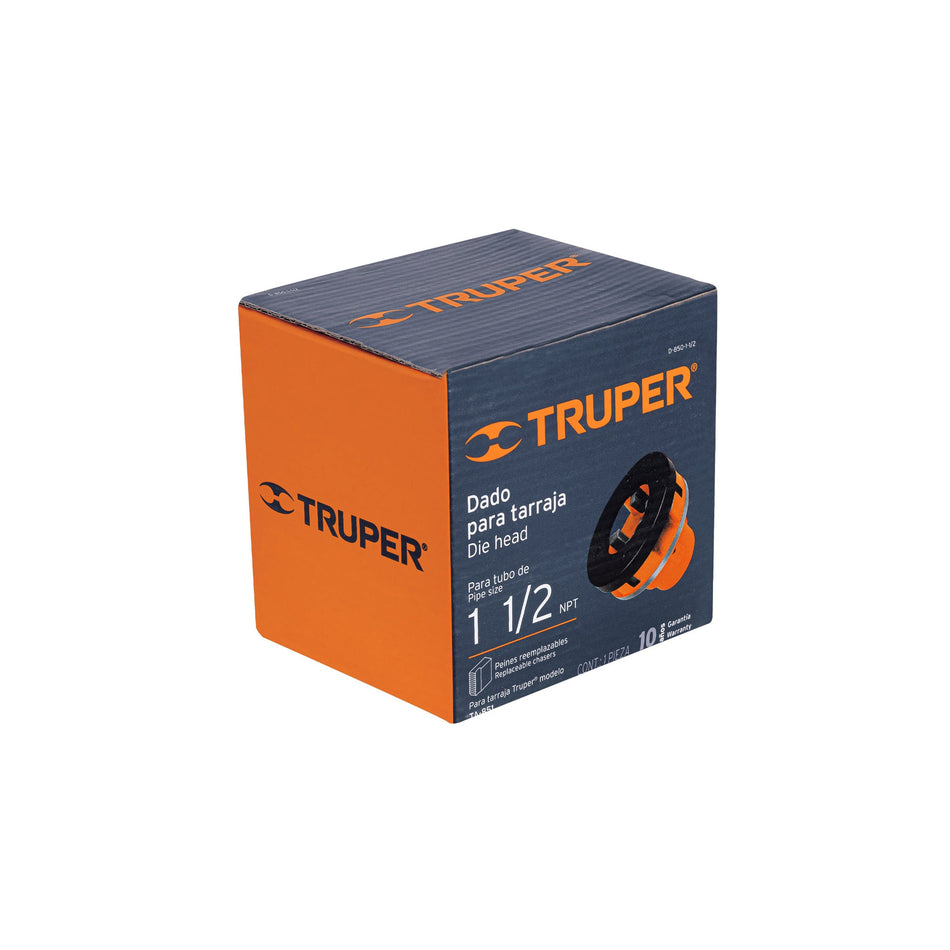 Dado 1-1/2' para tarrajas TA-850 y TA-851, Truper 1/2'