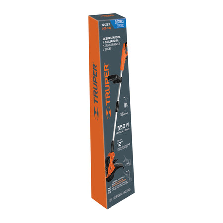 Desbrozadora electrica mango "D" corte Truper 550W