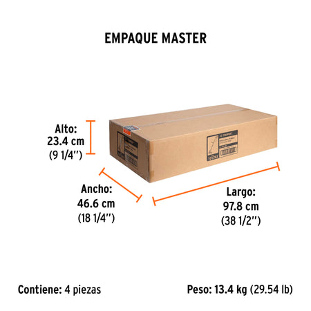 Desbrozadora electrica mango "D" corte Truper 550W