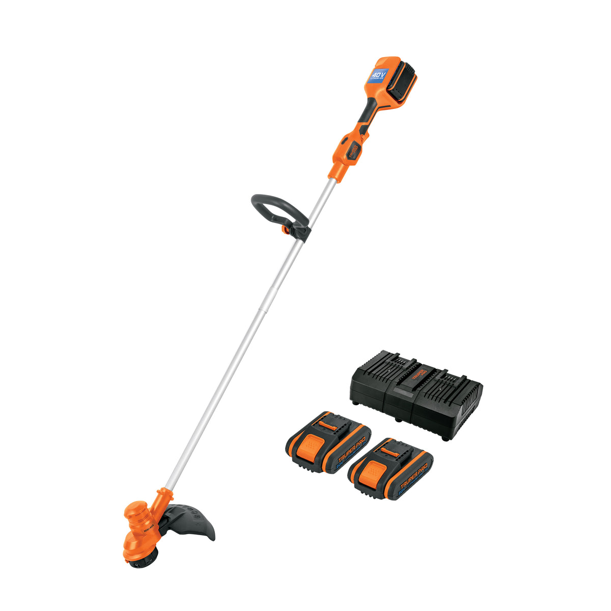 Desbrozadora inalambrica 40V 2 baterias 2Ah1 carg.dualPRO