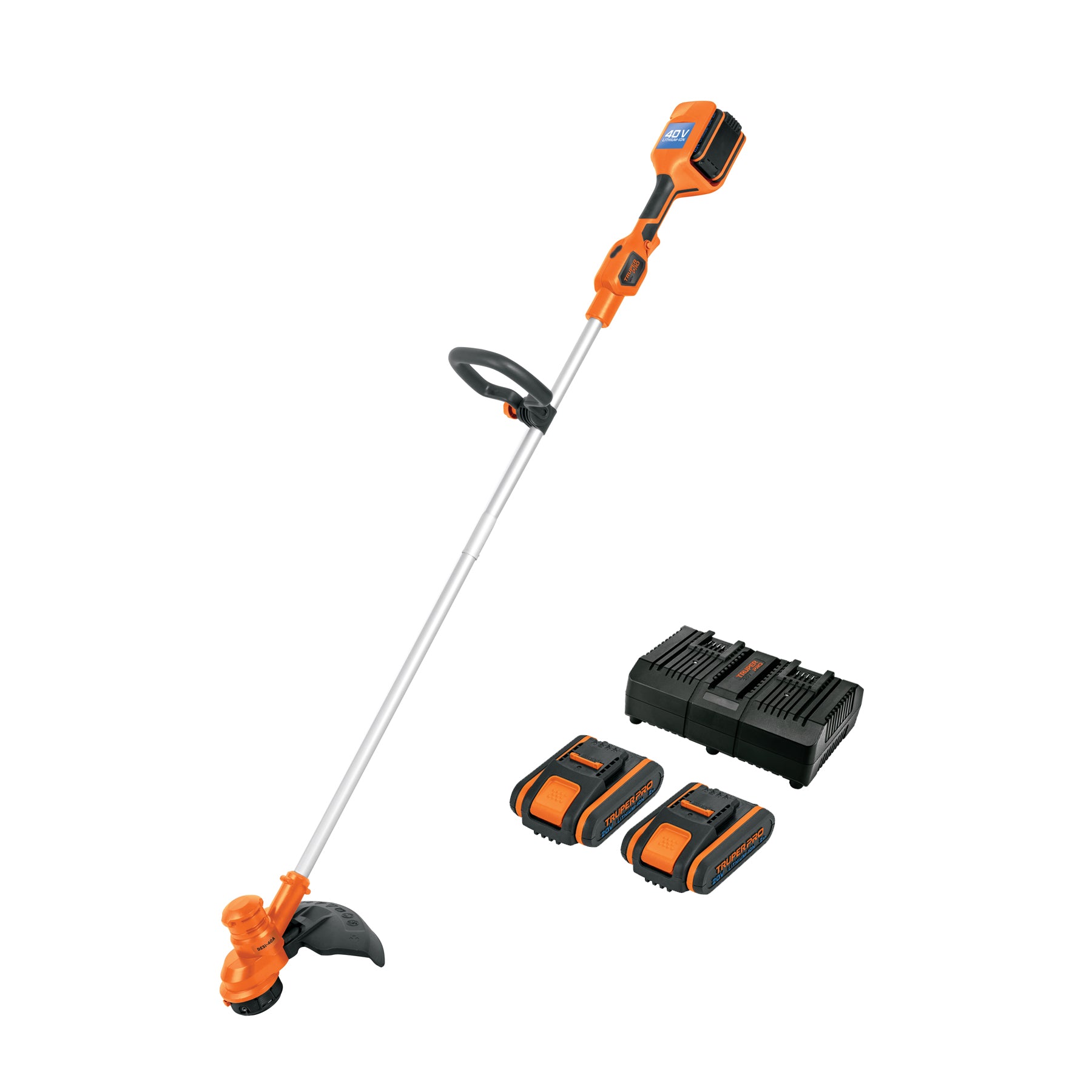 Desbrozadora inalambrica 40V 2 baterias 2Ah1 carg.dualPRO