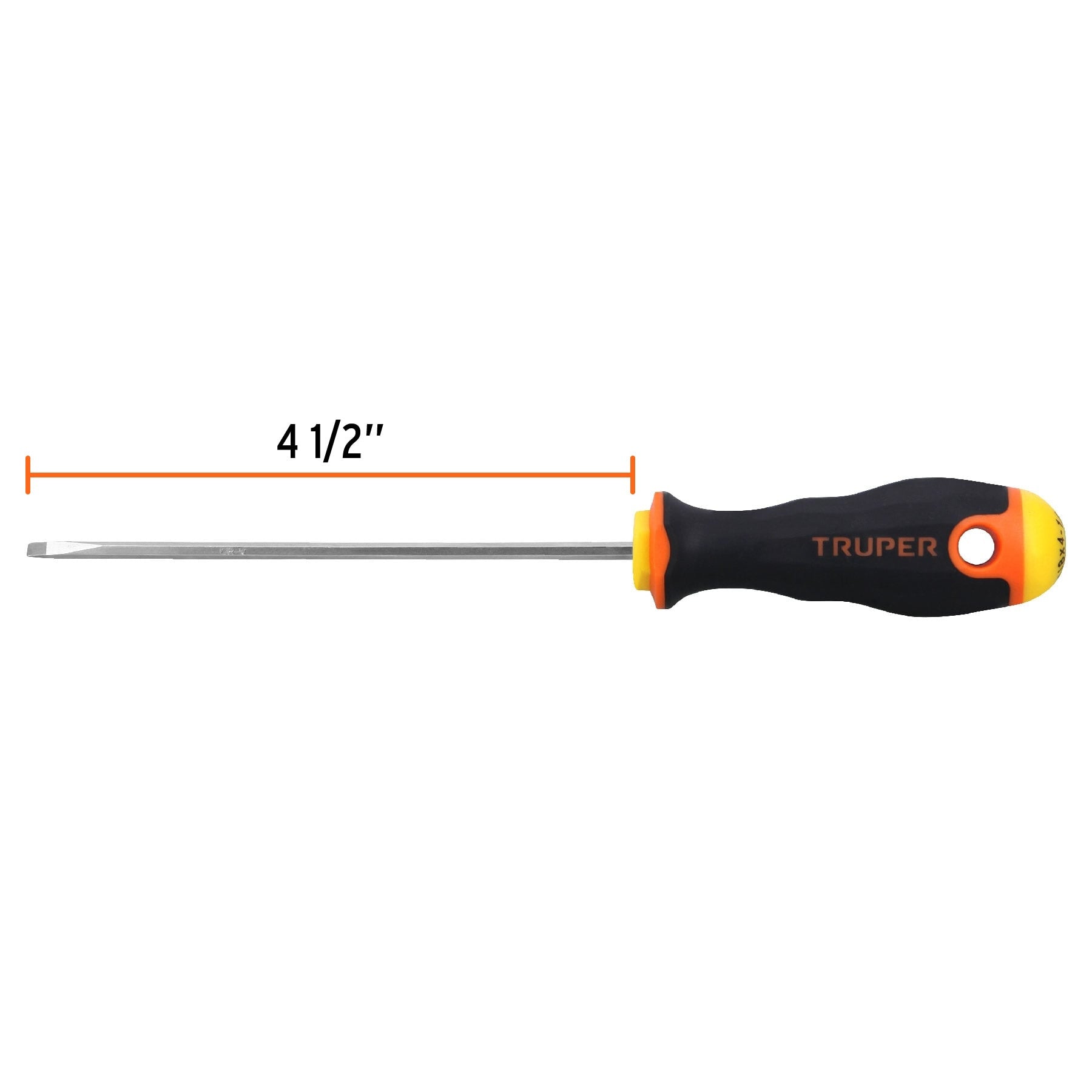 Desarmador cabinet 1/8' x 4-1/2' mango Comfort Grip, Truper