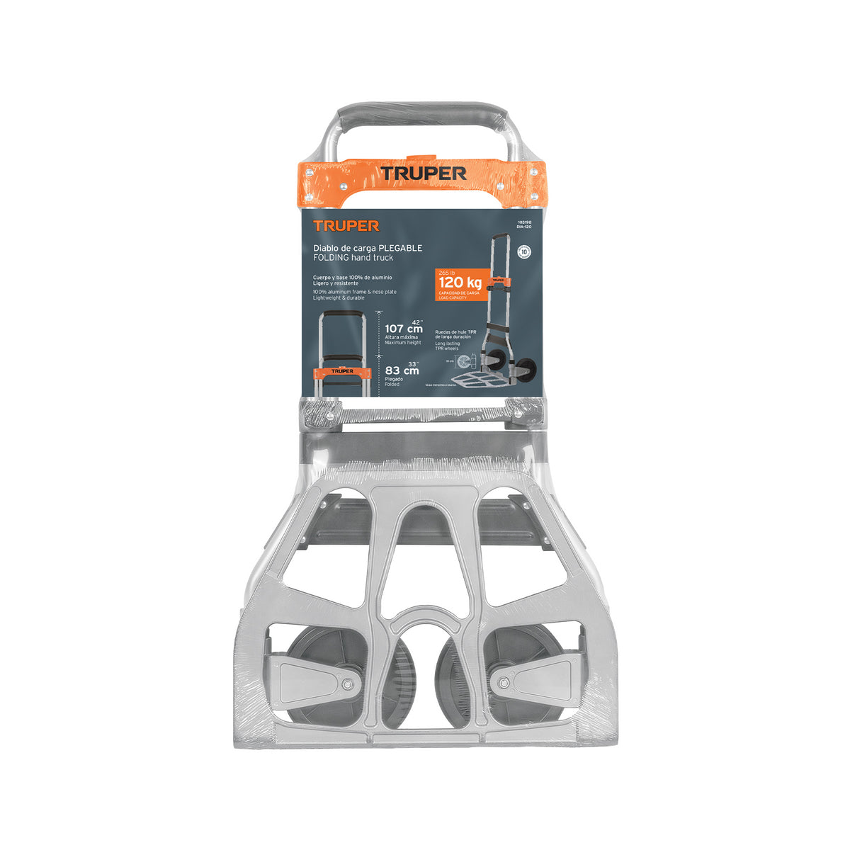 Diablo de carga plegable 120 kg Truper