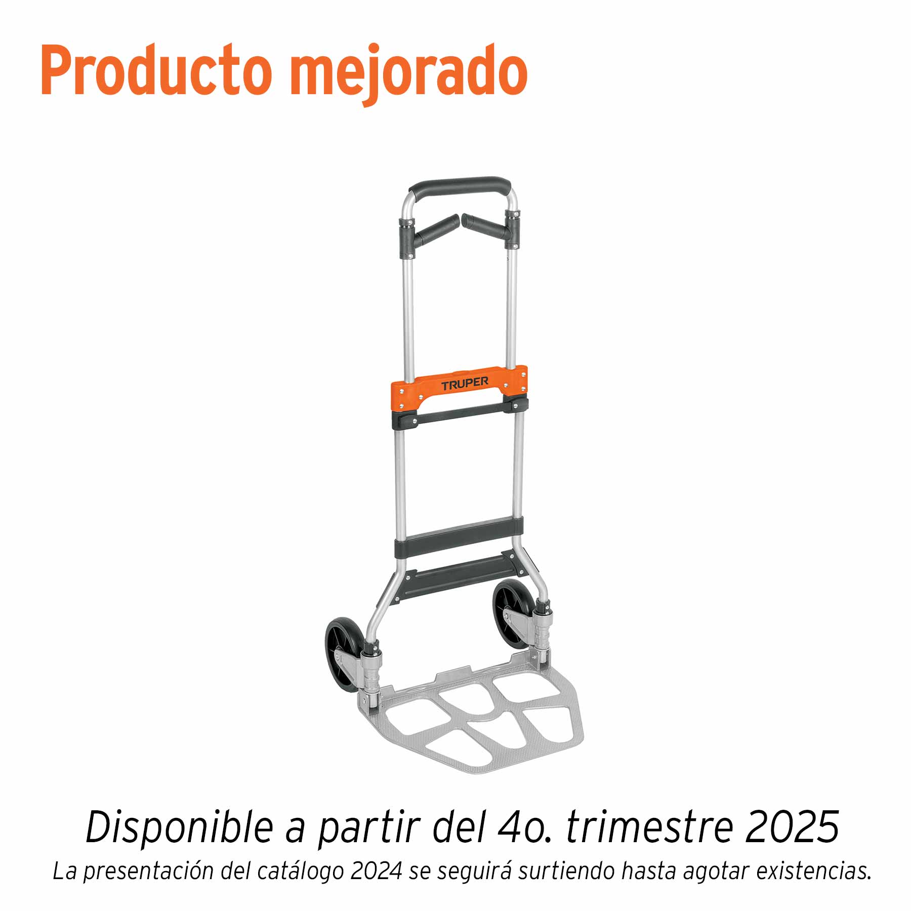 Diablo de carga plegable mango abatible 170 kg Truper