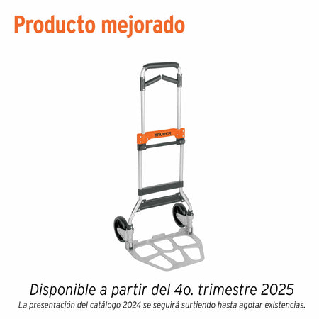 Diablo de carga plegable mango abatible 170 kg Truper