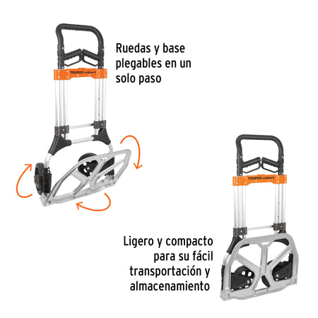 Diablo de carga plegable 200 kg aluminio Truper Expert