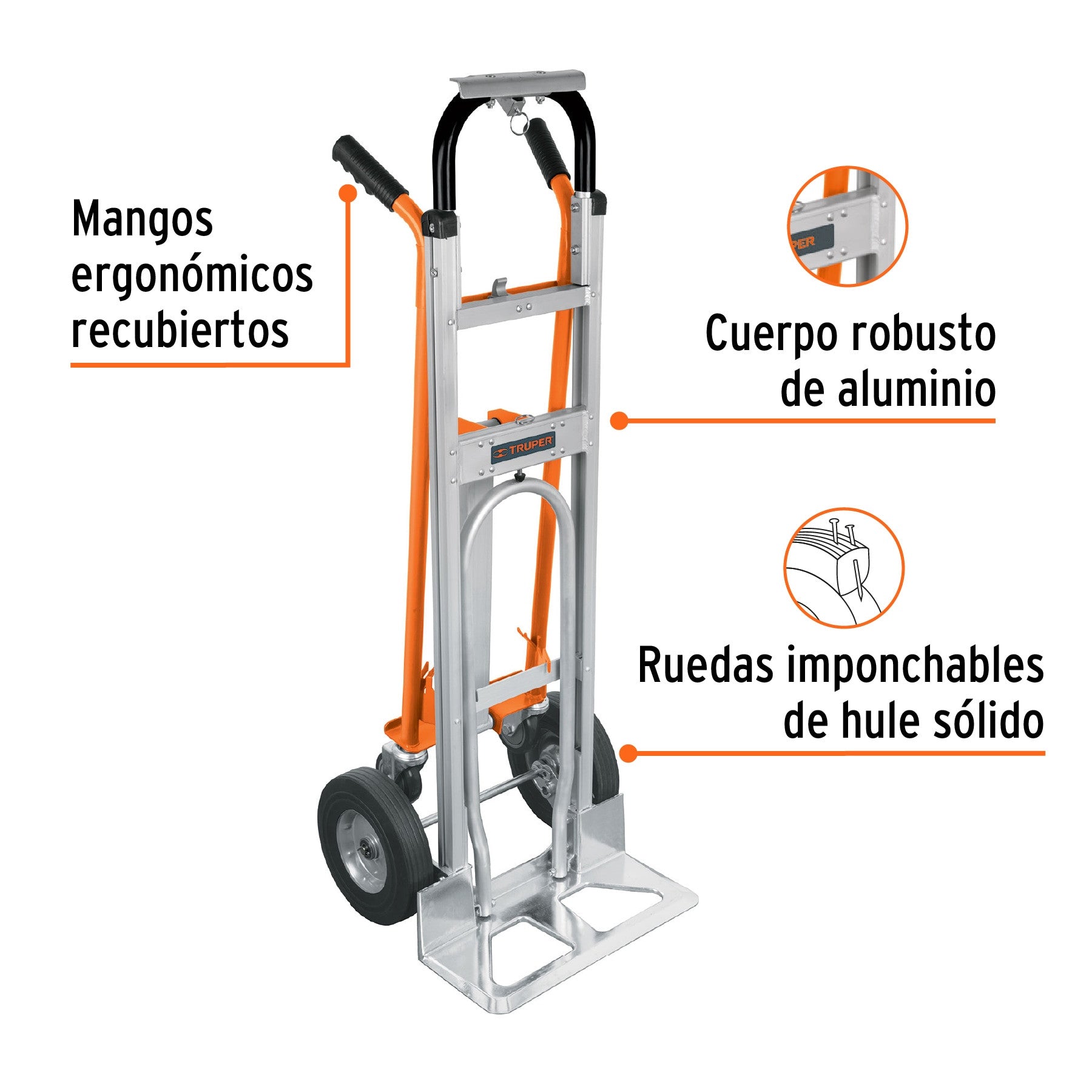 Diablo convertible de aluminio 3 en 1 Truper