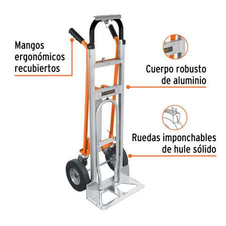 Diablo convertible de aluminio 3 en 1 Truper