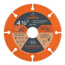 Disco de diamante de x corte de metal TRUPER 1.6 mm