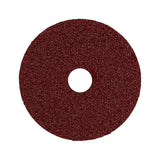 Disco de lija 4-1/2" con respaldo de fibra grano 24 TRUPER