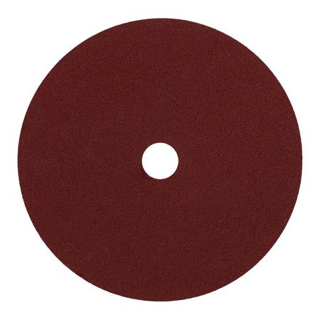 Disco de lija de 7" con respaldo de fibra grano 120 TRUPER