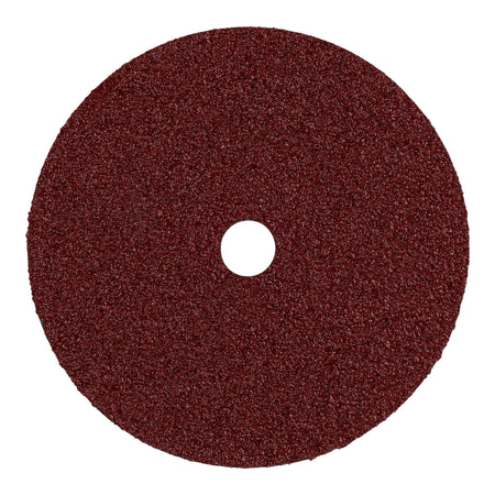 Disco de lija de 7" con respaldo de fibra grano 24 TRUPER