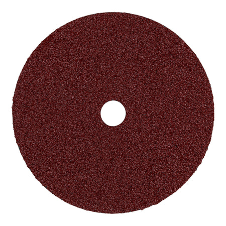 Disco de lija de 7" con respaldo de fibra grano 36 TRUPER