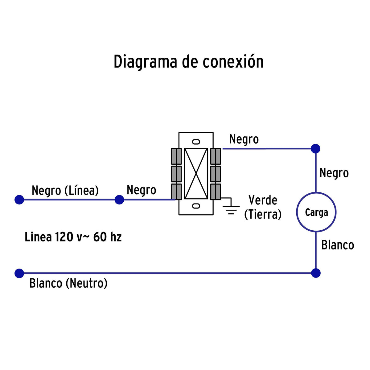 Atenuador de Luz deslizable con interruptor, línea Classic