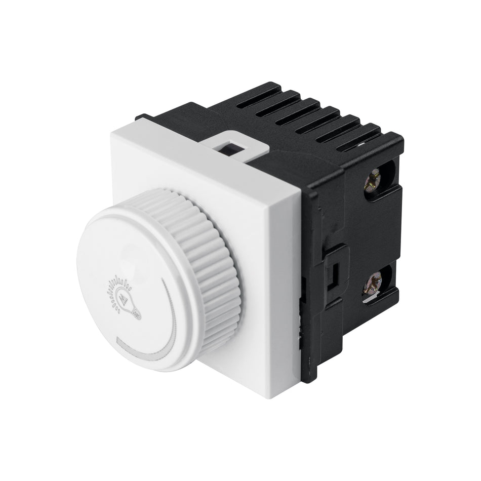Dimmer giratorio de 1.5 módulos, línea Toledo, BASIC