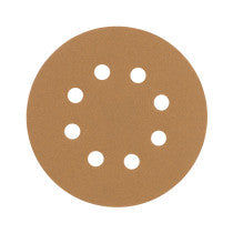 Paquete con 5 discos de lija 5" grano 120 8 perforaciones